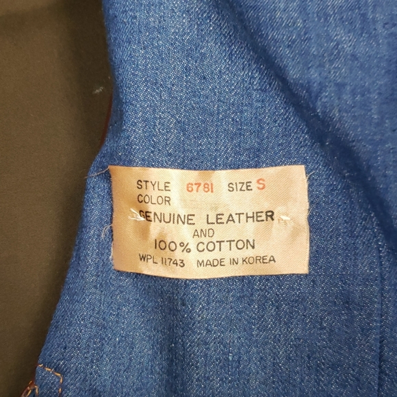 2 piece oui vintage jeans & vest - Picture 6 of 7